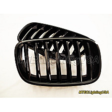 Grill, Njurar, Svart Matt, E39, BMW
