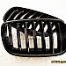 BMW Grill / Njurar, E39, svart blank