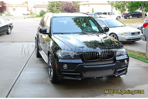 BMW Grill / Njurar, E39, svart blank