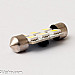 Festoon 37mm, 6 LED, white 6000K, 1 lamp
