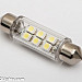Spoollampa C5W LED 41mm vit 6000K (1st)