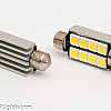 LED-lampa, C5W, 41mm, canbus, 8 LED, vit 6000K, 2st