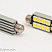 Festoon C5W LED 41mm, 8 LED, canbus, white 6000K 2 lamps