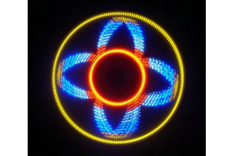 Spoke Light - LED belysning med mönster för bilfälgar, USB, RGB
