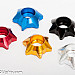 Colored JDM aluminium car washers for number plates, fenders, etc. Star shape. (1 pc)