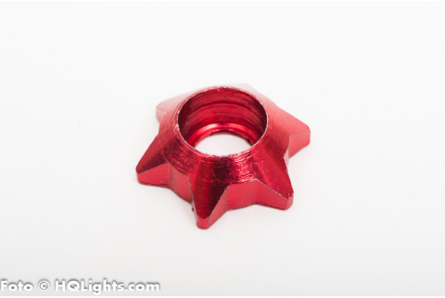 Colored JDM aluminium car washers for number plates, fenders, etc. Star shape. (1 pc)