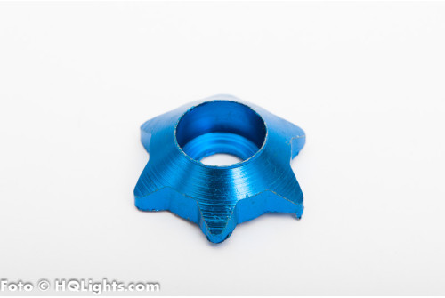 Colored JDM aluminium car washers for number plates, fenders, etc. Star shape. (1 pc)