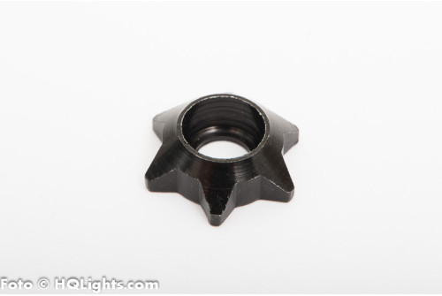Colored JDM aluminium car washers for number plates, fenders, etc. Star shape. (1 pc)