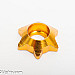 Colored JDM aluminium car washers for number plates, fenders, etc. Star shape. (1 pc)