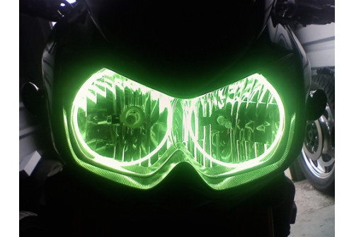 Angel Eyes Halo 4 ringar, CCFL, gröna BMW E36 E38 E39 E46 m.fl. bilar