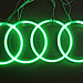 Angel Eyes Halo 4 ringar, CCFL, gröna BMW E36 E38 E39 E46 m.fl. bilar