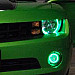 Angel Eyes Halo 4 ringar, CCFL, gröna BMW E36 E38 E39 E46 m.fl. bilar