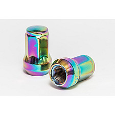 Hjulmuttrar, M12 32 mm 60° Stål Stängda Regnbågsfärg 20st Inkl. Dual Adapter, Rays