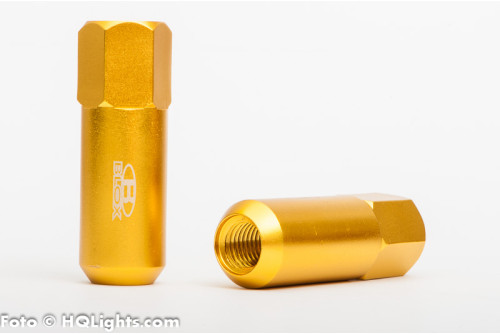 Wheel Nuts Blox M12 1.5, 6cm, round, aluminium (20 pcs)