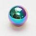 Exclusive gear shift knob, universal, cameleon metal, round blank
