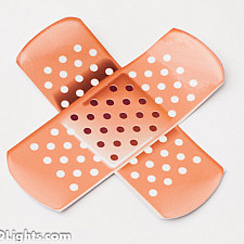 Klistermärke Reflexyta, 108x108mm, Band-Aid