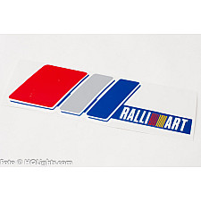 Klistermärke, Vit Bakgrund, 190x55mm, Ralliart