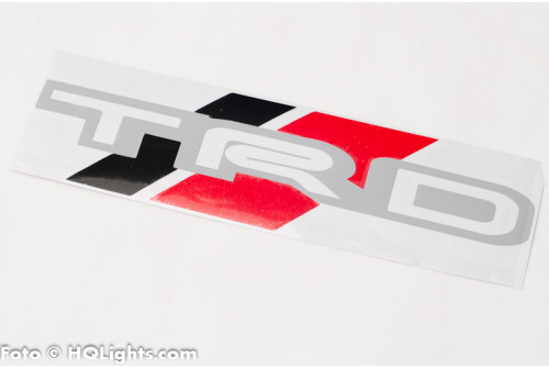Sticker TRD, red black grey, 190x50mm