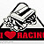Klistermärke "Jag Älskar Racing", 110x90mm