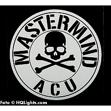 Klistermärke 100x100mm, Mastermind ACU