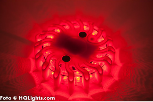 Magnetic UFO LED Road Flare Safety Emergency Light, shock proof, water proof, red
