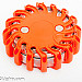 Magnetic UFO LED Road Flare Safety Emergency Light, shock proof, water proof, red