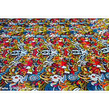 Vinylfolie, Tecknade Monster, 40x152 cm