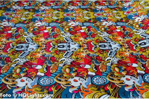 Vinylfolie, teckande monster, 40x152 cm