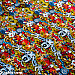 Vinylfolie, teckande monster, 40x152 cm