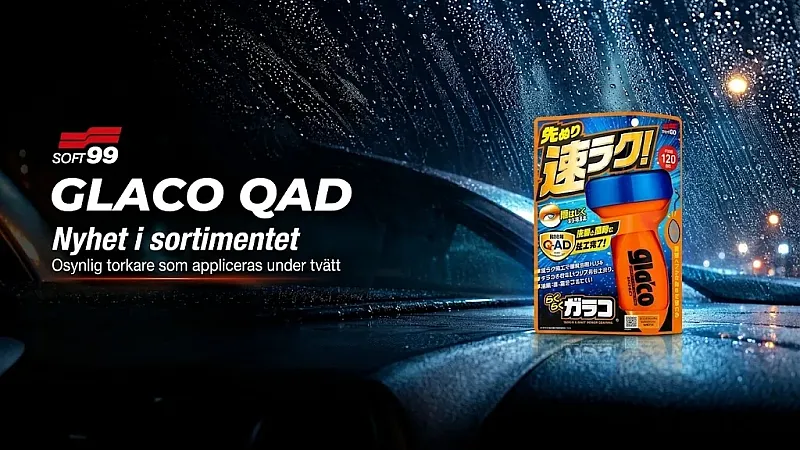 Soft99 Glaco QAD – Fast Rain-Repellent Coating for Car Windows