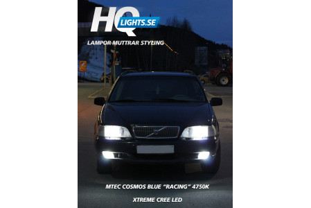 Mtec H3 Cosmos Blue White halogen bulbs, Racing 100W 4750K