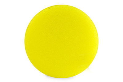 Yellow sponge wax applicator from Monster Shine for applying wax to car paintwork