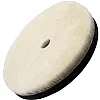 Wool Polishing Pad, 135mm, Hook and Loop, Foam Backing, Flexipads PRO