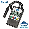 Färgtjockleksmätare 0-2000 µm med Flexibel Sond och Bakgrundsbelyst Display, Blue Technology