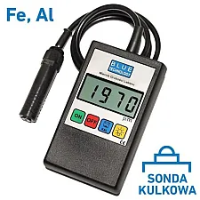 Professional Paint Depth Gauge 0-1990µm with Automatic Substrate Detection, Blue Technology