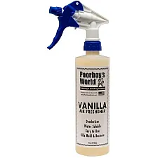 Air Freshener Vanilla Scent 473ml Spray Bottle with Odour Eliminating Formula, Poorboy's World