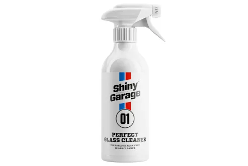 Shiny Garage Glass Cleaner 500ml bottle for streak-free cleaning of car glass and mirrors