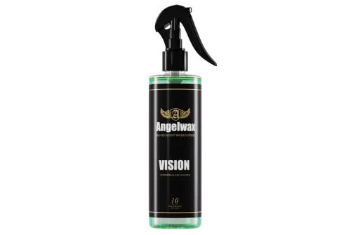 Angelwax Vision Glasrengöring 500ml sprayflaska för rändfri rengöring av fordonsrutor