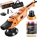 ADBL Rotary Polisher 1050W with soft start and flexible cable for professional automotive paint care