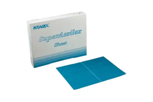 Kovax Assilex Sanding Sheet P500 with flexible latex backing, 130x170mm for manual paint sanding