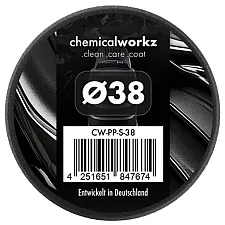 Fine Finishing Performance Pad 38mm Black, ChemicalWorkz New