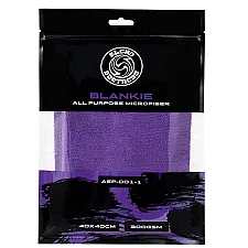 Microfibre Cloth 300 GSM Laser-Cut Edges Purple, Blend Brothers