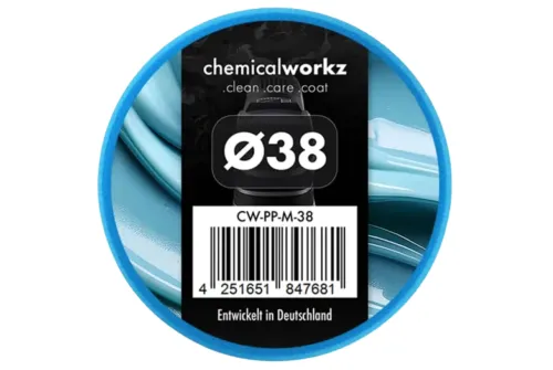 ChemicalWorkz Polerpad 38 mm Blå Medium foam pad för DA polisher och rotary polisher