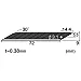 CARPRO Precision Blades stainless steel 10-pack with black finish for detailing and car care