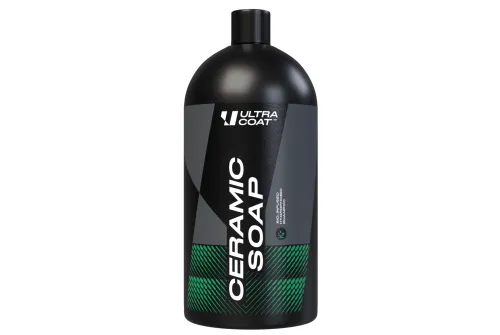 Ultracoat Ceramic Soap 1L bilschampo flaska med hydrofobisk keramisk formula för handtvätt