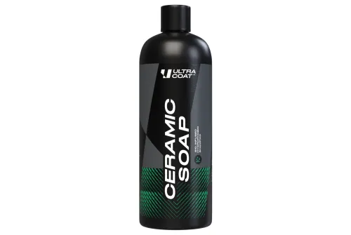 Ultracoat Ceramic Bilschampo 500ml flaska för biltvättning med stark vattenavrinning och keramiska polymerer