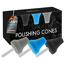 Polishing Cones Rounded Set 3-Pack, ChemicalWorkz New