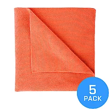 Microfibre Towel 40x40 cm 320 g/m² Coral High Absorption Scratch-Safe 5-Pack, FX Protect Royal Coral