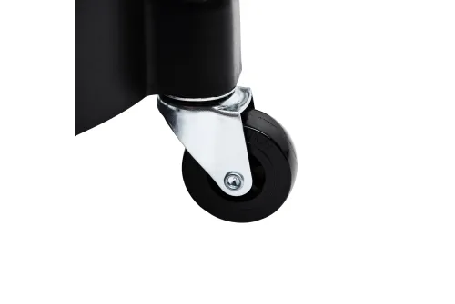 FX PROTECT Bucket Dolly svart transportvagn för detailinghinkar med 5 hjul och låsbromsar
