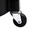 FX PROTECT Bucket Dolly svart transportvagn för detailinghinkar med 5 hjul och låsbromsar